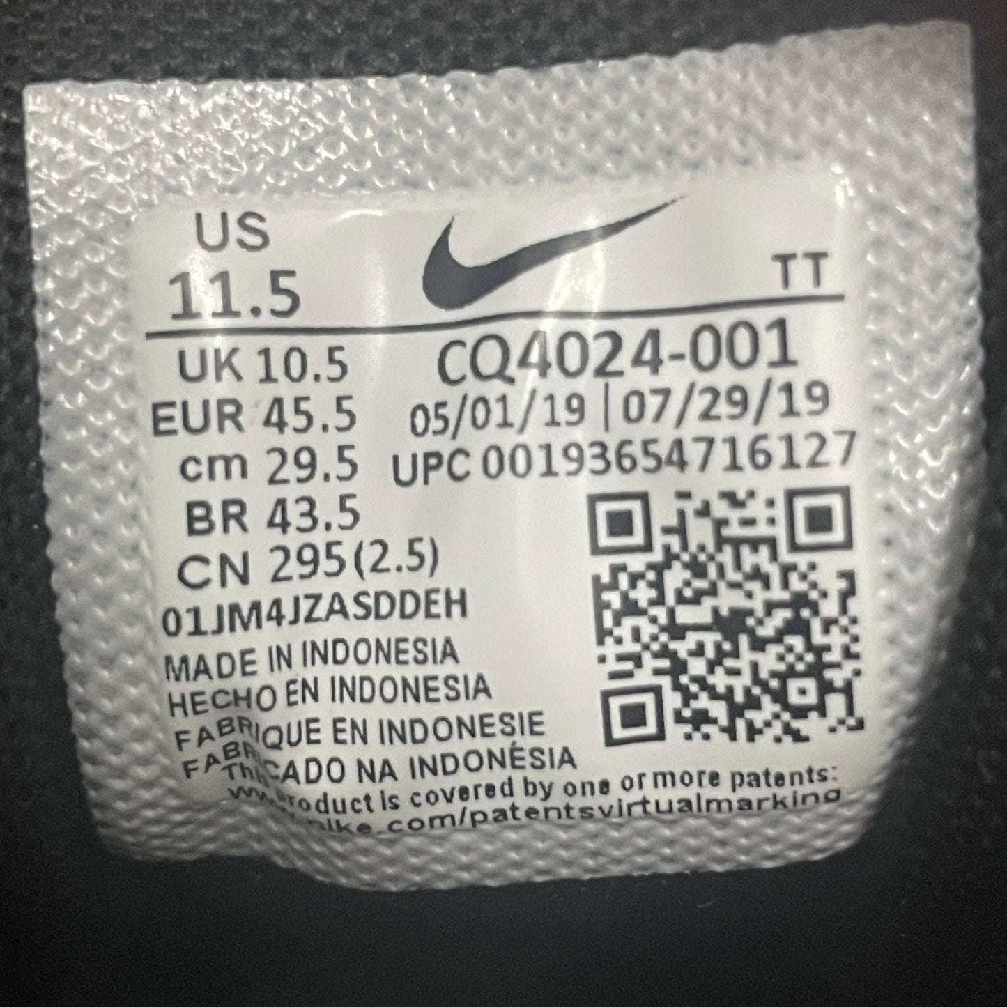 Nike Air Max 95 ‘Batmans’ - UK10.5